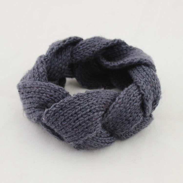 Knitting Wool Braided Hair Band Head Headband Hair Barrette