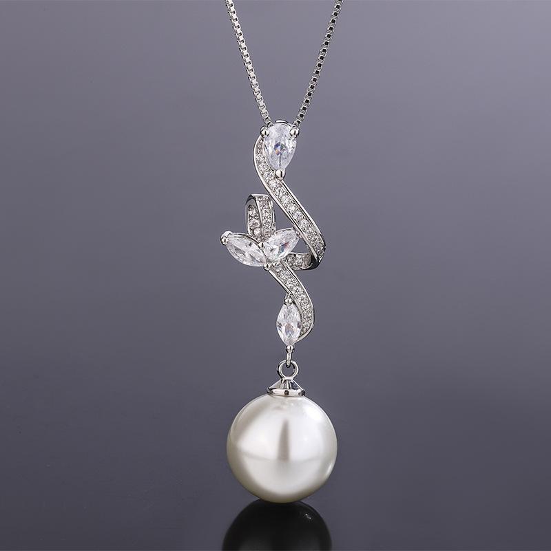 

Ювелирные изделия Медное основание Позолоченные Перламутр Простой набор 14 мм