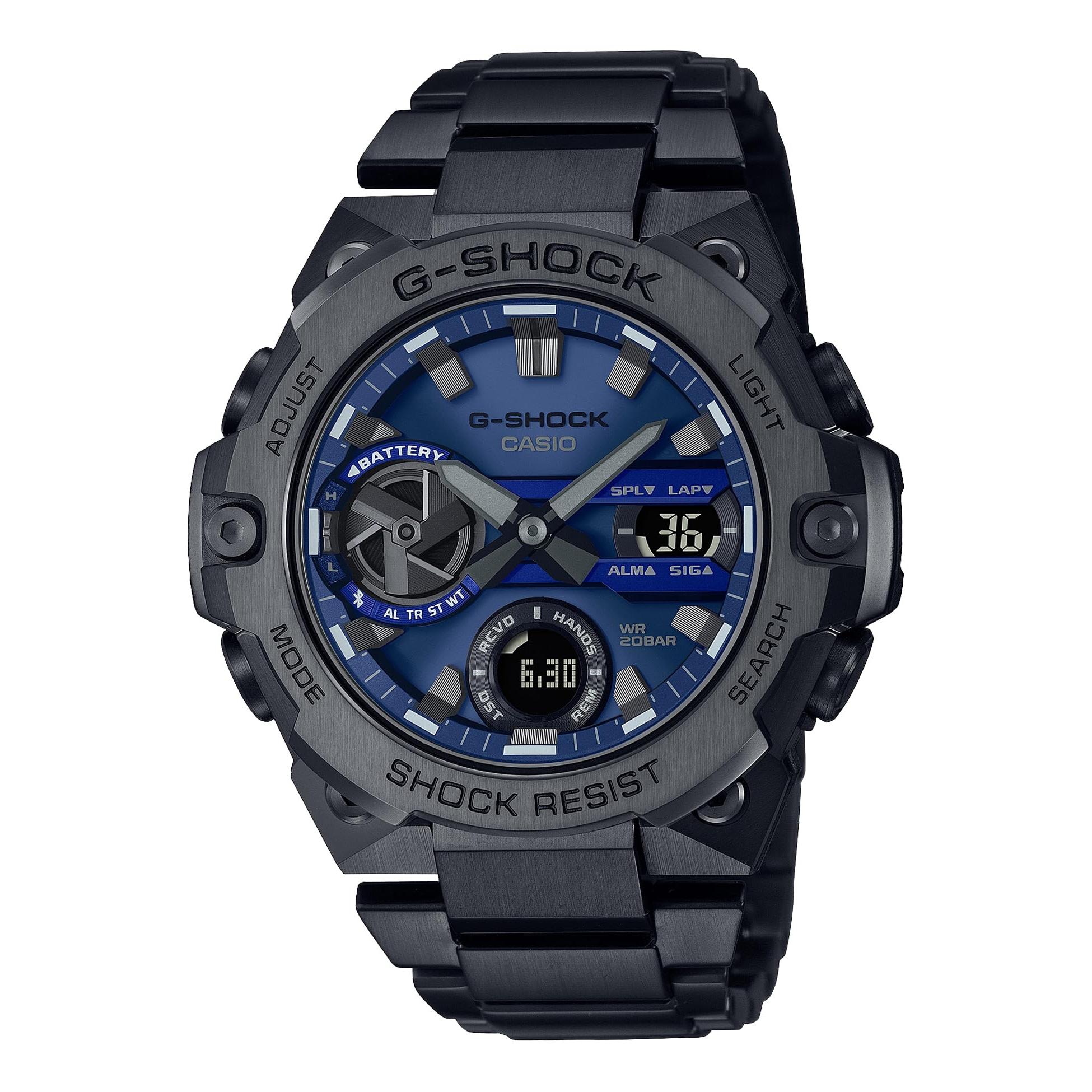 

[Casio] G-Shock Men s Watch G-STEEL Smartphone Link Carbon Core Guard GST-B400BD-1A2JF Gray [Authorized Dealer Japan]