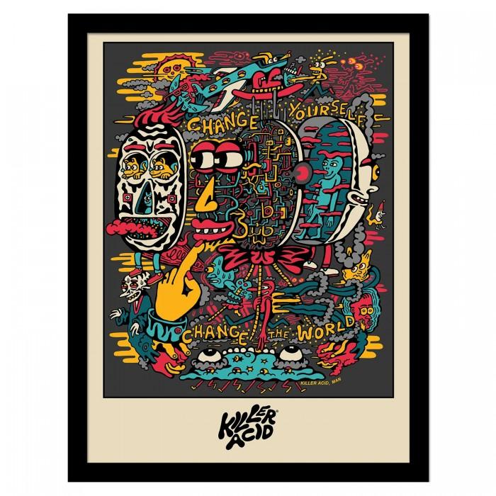 Killer Acid Change Yourself Framed Poster