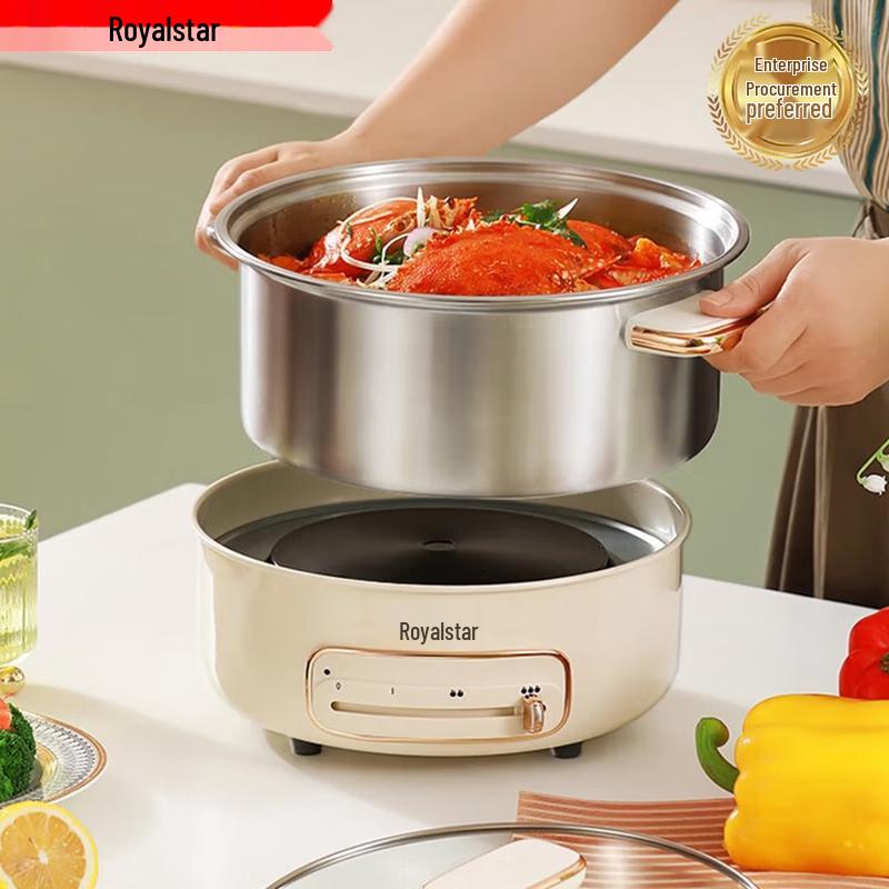 Rongshida 4L Multi-function Electric Cooking Pot
