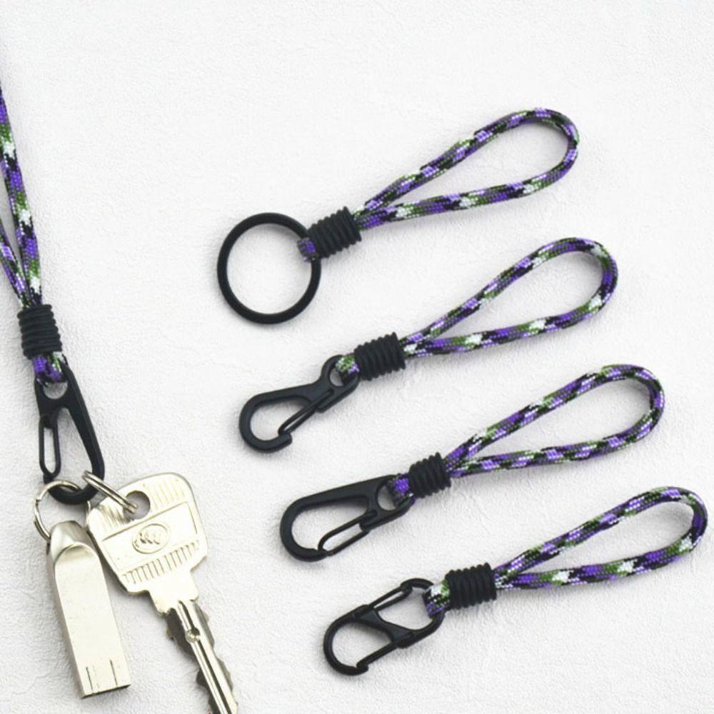 Anti-loss Mobile Phone Lanyard High Strength Parachute Cord New Backpack Key Ring Outdoor Tool