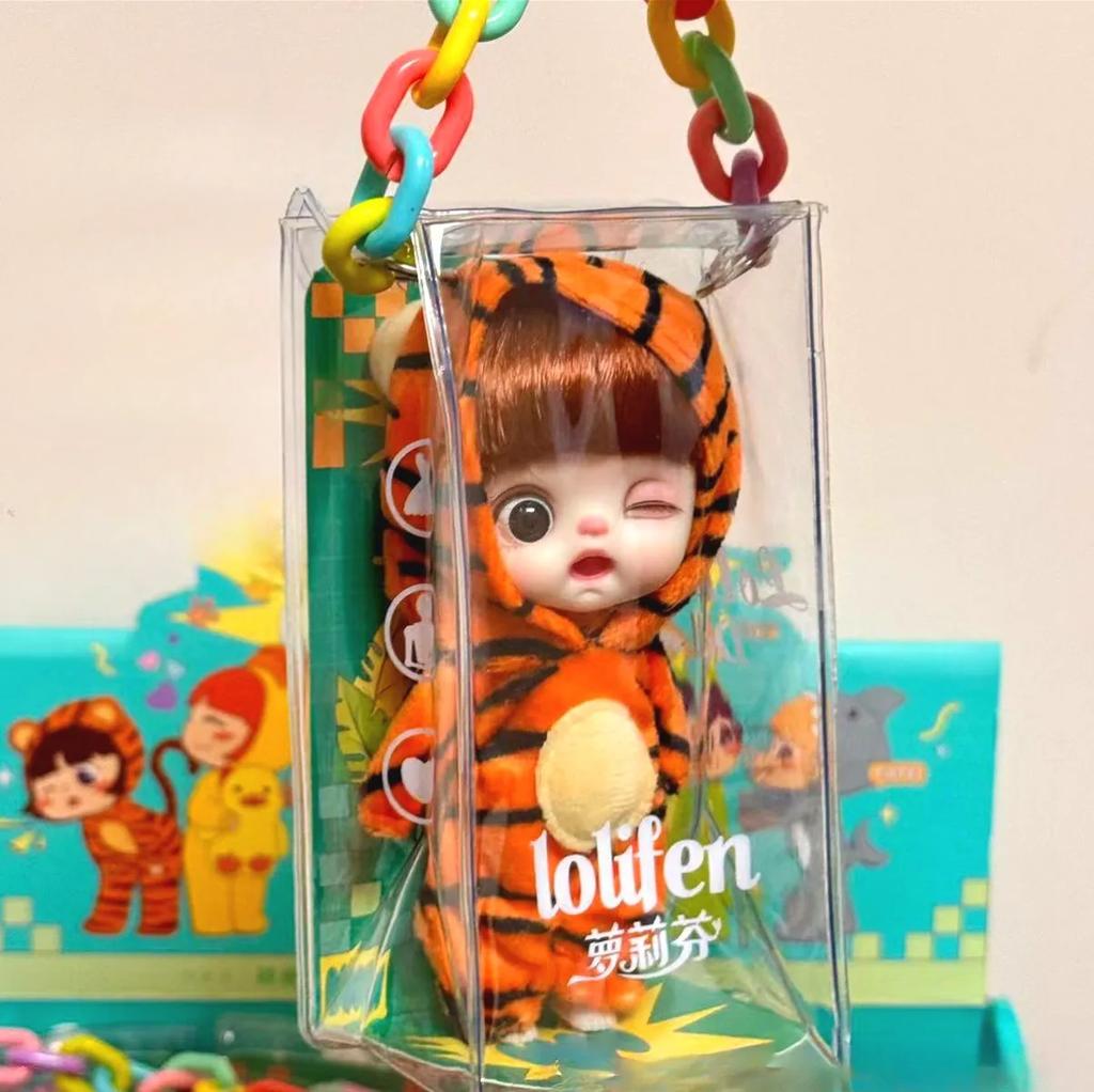 13cm Mini panenka BJD kloubové tělo Úsměv Překvapený výraz Panenky pro dívky Série zvířecích kostýmů Dárek pro dívku Anime SD