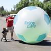 Slow Rising Inflatable Soccer Ball Sensory Integration Giant Inflatable Balloon  Children