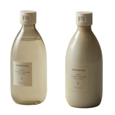 Serene Body Wash & Body Lotion 2-Piece Set (300ml+300ml) Deep Relaxation Lavender & Marjoram Body Care Duo