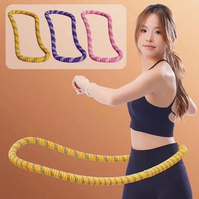 Durable Spring Tube Yoga Circle Portable Yoga Fitness Hoops Fitness Circle  Waist Slimming