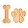 Bamboo Serving Tray Bone or Claw Shaped Charcuterie Board Snack