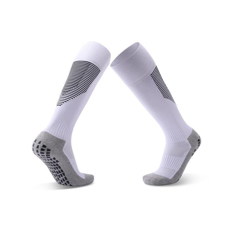 Professional Football Socks Men'S Long Tube Point Rubber Socks Towel Bottom Thickened Sports Non-Slip Socks Sweat-Absorbing High Tube Socks