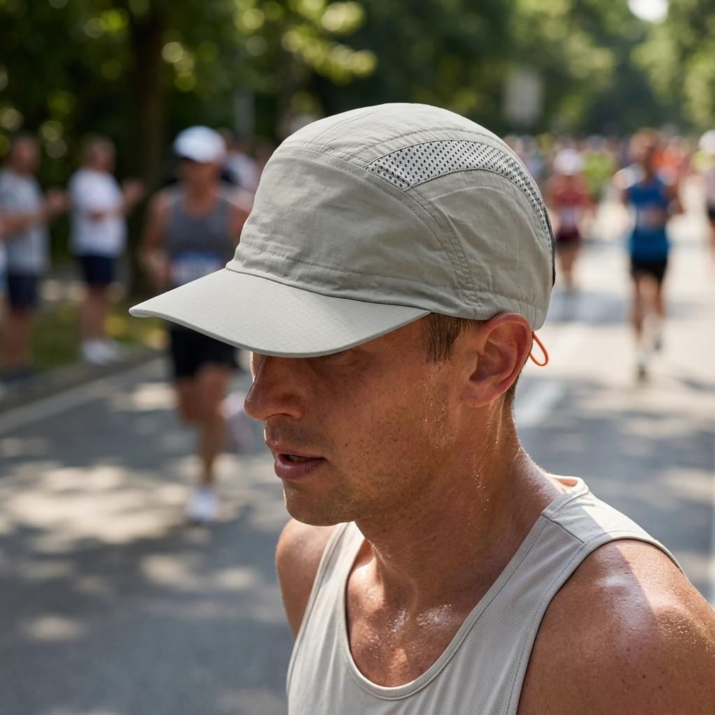 Quick Dry Baseball Cap Lightweight Breathable Running Hiking Hat with Mesh Design for Outdoor Sports