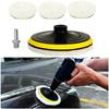 5Pcs 3/4/5 Inch Polishing Kit Car Polishing Pad Car Waxing Sponge Disk Wool Wheel Auto Paint Care Polisher Pads Car Gadget