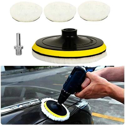 5Pcs 3/4/5 Inch Polishing Kit Car Polishing Pad Car Waxing Sponge Disk Wool Wheel Auto Paint Care Polisher Pads Car Gadget
