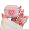 AirPods pro1 glitter love crystal apple 1st generation bluetooth headset case for AirPods 1 /1/1P