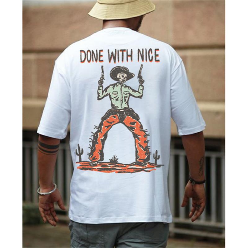 Fashion 3D Trend Skull Pattern Printed Men's T Shirt Round Neck Loos Tops Breathable Comfortable Summer Oversized Clothing