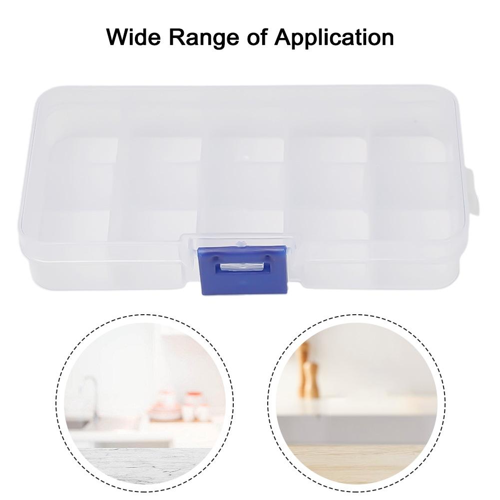 New 10,15,24 Slots Section Box Jewelry Jewellery Bead Pill Storage Container Hot