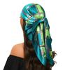 90*90cm Silk Scarf Scarftop Headwraps For Woman Fashion Four Seasons Hair Accessories Hijab Foulard Bandana Femme Headscarf