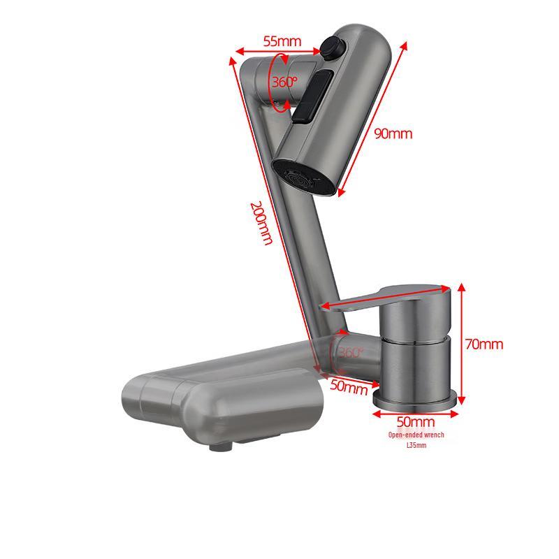 

Foldable Stainless Steel Kitchen Faucet