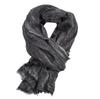 Plaid Men Cotton Scarf Hijab Women Winter Fashion Classical Men Shawl Scarves Soft Tassel Bubble Scarves