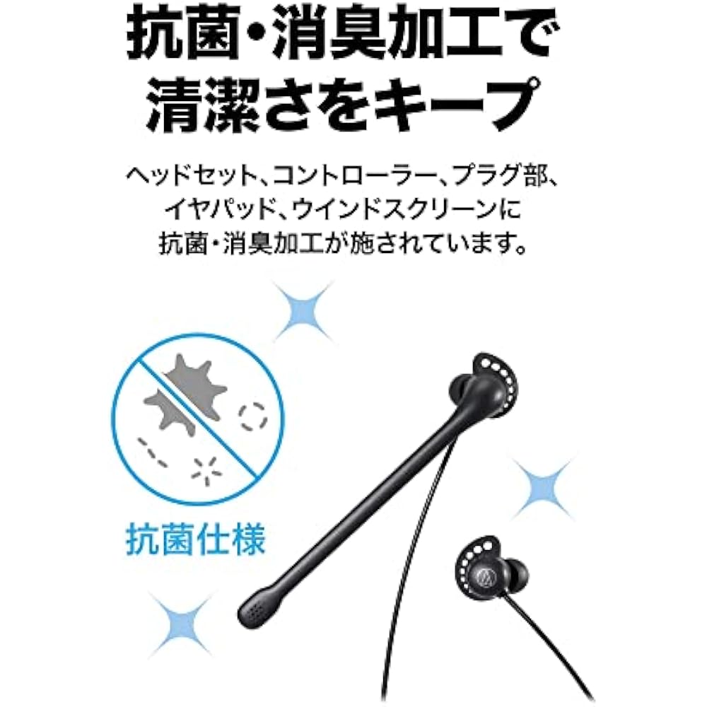 Audio-Technica ATH-202COM Headset, Wired Stereo, 3.5mm Connection, Noise Cancelling, In-ear Earph...