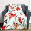 1pc Snowman Blanket Warm, Cozy, And Soft, Suitable for Sofas, Beds, Cars, And Office Use.Perfect for Camping And Travel, Making It a Great Gift for An