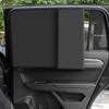 Magnetická clona do auta Kryt Letní UV ochrana Clona na boční zadní okno auta Černá síťovina Sluneční clona Kryt Auto Auto
