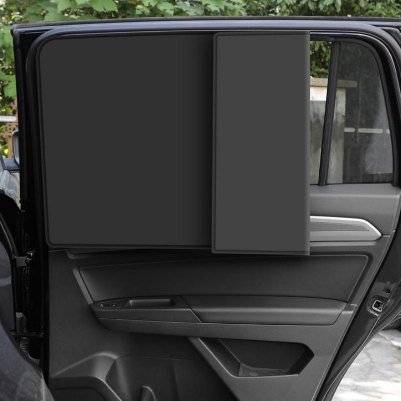 Magnetic Car Sunshade Cover Summer UV Protection Car Side Rear Window Curtain Black Mesh Sun Shade Cover Auto Car