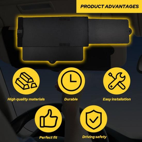Car Shade Sun For Extend Shield Visor Anti Glare Extension Driving Universal