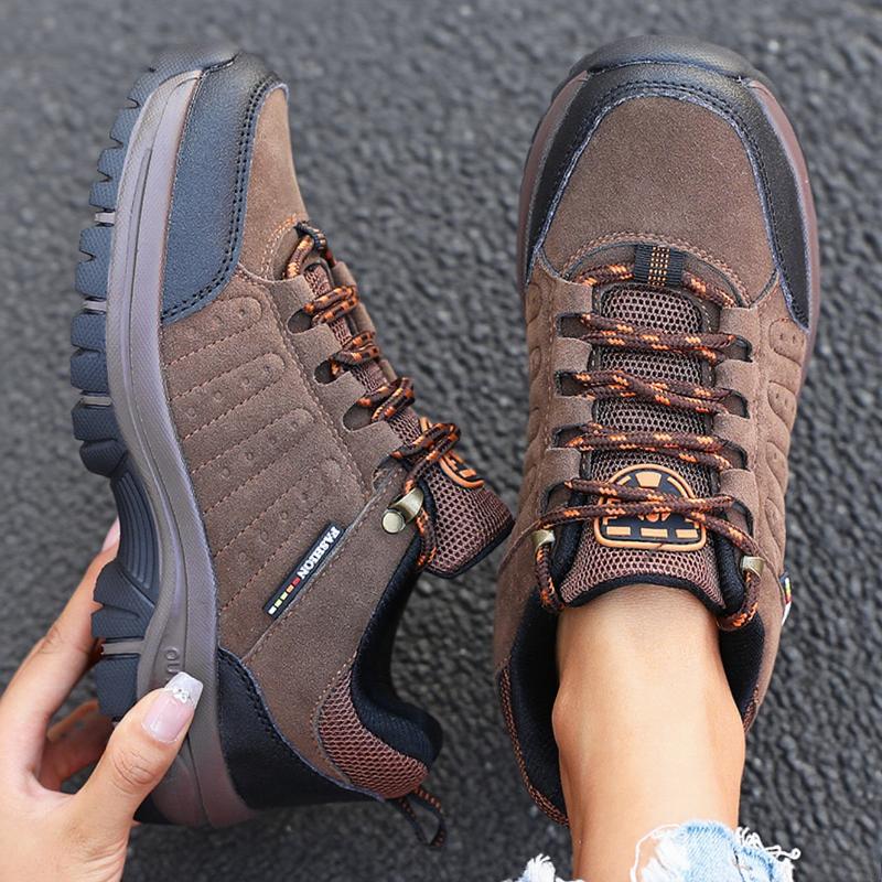 

Spring and Autumn Mountaineering Shoes Fashion Women s Hiking Shoe Comfortable Non-Slip Cushioning Walking Women s Sneakers 36 коричневый