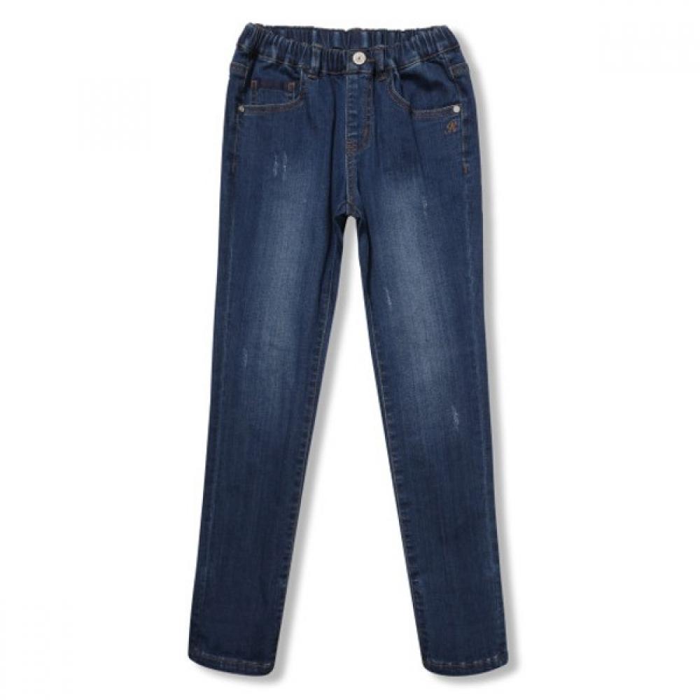 

[renoma Kids] Девочки Тонкий прямой крой Подвернуть джинсовую ткань R1941q210 R1941Q210_36 (indigo blue)/110