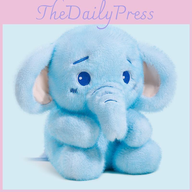 And Cute Aggrieved Expression Elephant Plush Children Toy For Gift Birthday