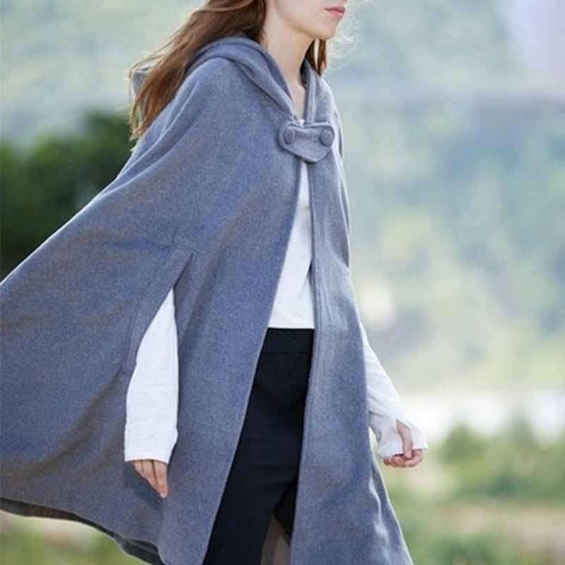 Cappotto Invernale Donna In Lana Con Maniche A Pipistrello E Cintura - Elegante, Caldo E Perfetto Per Lavoro E Tempo Libero