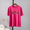 Shellsuning T-shirt da Donna con Stampa Grafica Semplice con Lettere, Estate, Cotone, Maniche Corte, Magliette Casual con Scollo a O, Top Trendy Streetwear