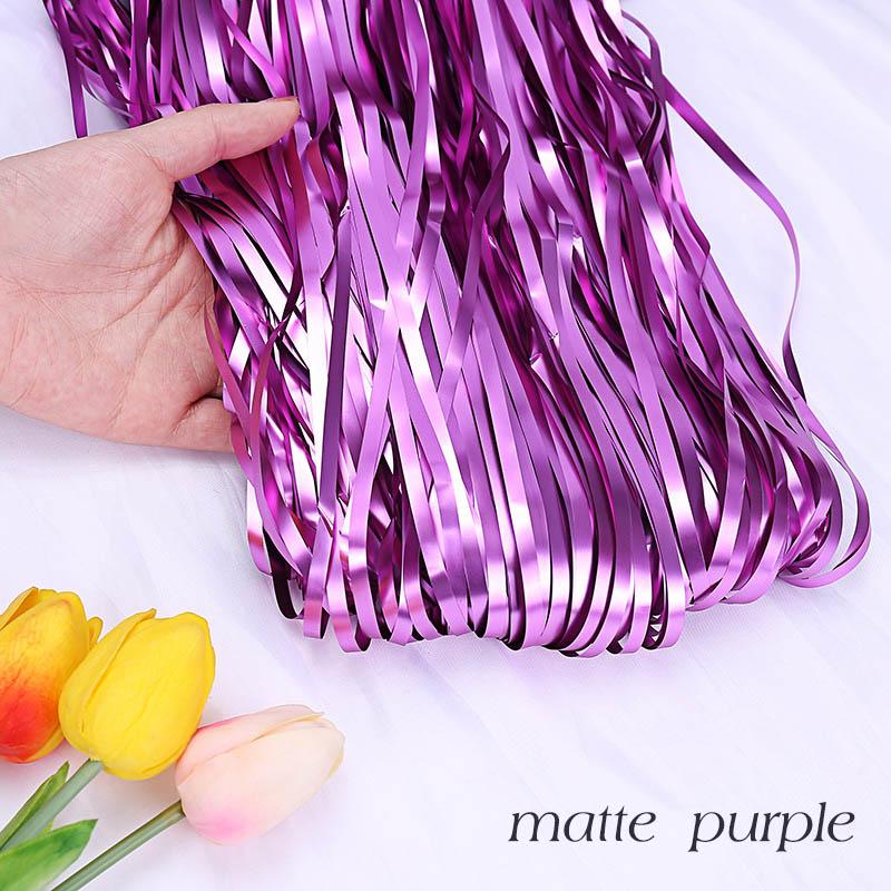 2M-3M Champagne Gold Matte Party Backdrop Fringe Tinsel Foil Curtains Adult Happy Birthday Wedding Decoration Photo Booth Drape