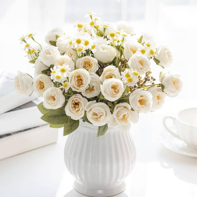 

1/3PCS Artificial Flowers Silk Chrysanthemum Rose Home Room Wedding Bridal Bouquet Decor Valentine s Day Outdoor Garden DIY Gift 1 PC