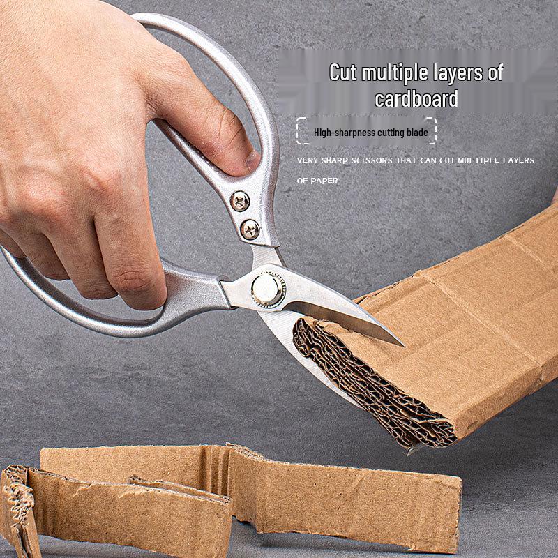 SK5 Stainless Steel & Aluminum Alloy Japanese Kitchen Scissors for Chicken Bones and Turtle Food