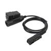 Adaptador U94 com 6 pinos e clipe de crocodilo, cabo conector para fone de ouvido U94 para XPR 3300 3500 P6600 6620