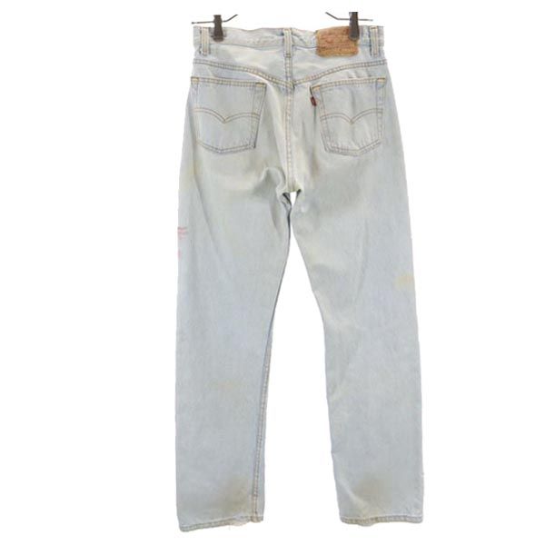 Levi's 90s 501 Made In USA Straight Denim Pants W29 Button Fly Jeans Men's Used