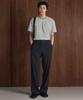 Tienjiti Kinoshita Seersucker Semi-Wide Pants (Grey) Tnpa6E205G2