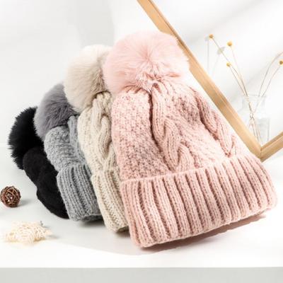 Fashion Thickened Winter Hat Outdoor Knitted Cap for Men Women Ear Protection Plush Elastic Beanie Hats Casual Caps Men Women