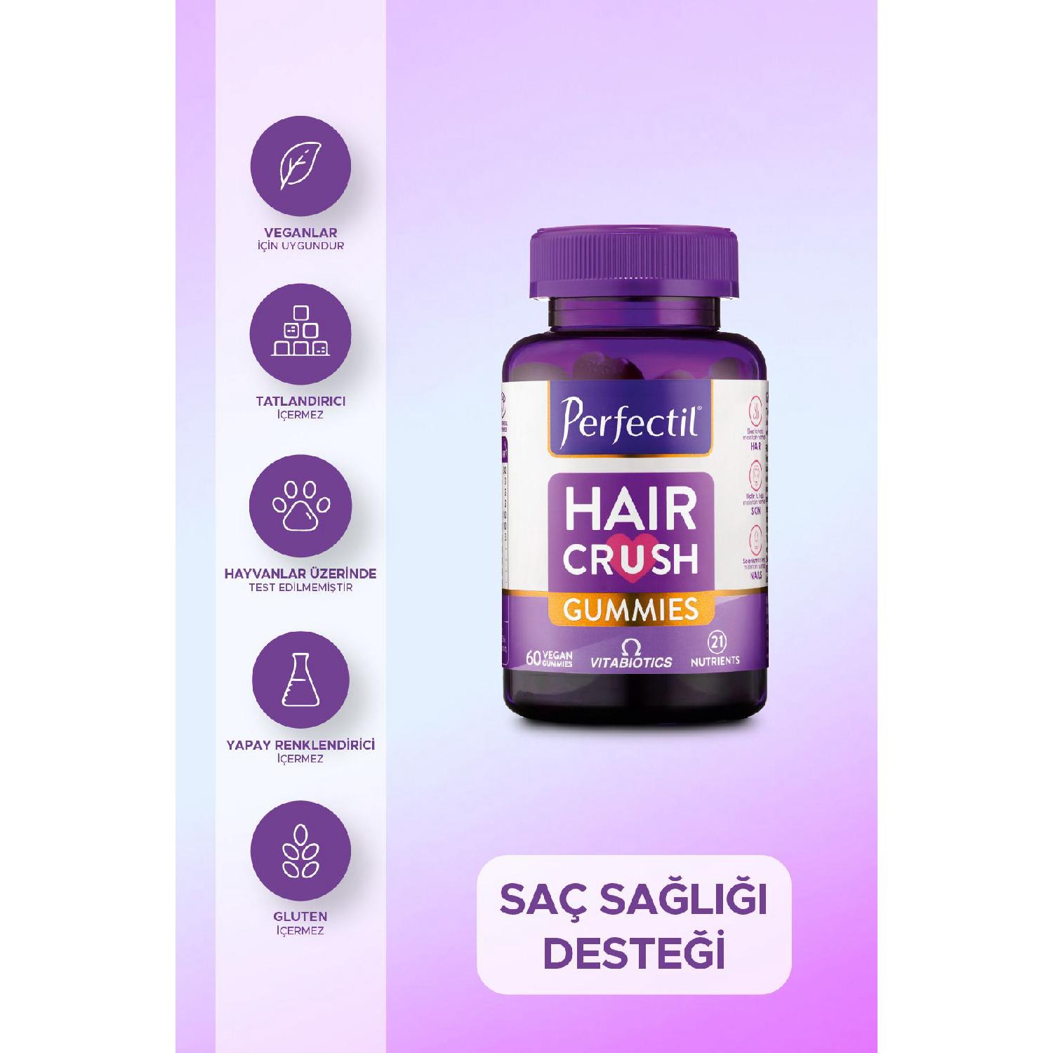 

Hair Crush 60 Gummies