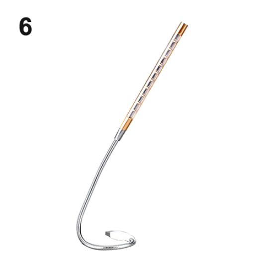 Flexible 10 LED USB Light Night Lamp for Keyboard Reading Notebook Laptop PC
