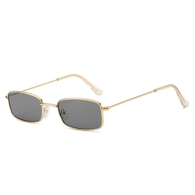 Vintage Sunglasses Men Square Metal Frame Sunglasses Pilot Mirror Classic Retro Sun Glasses Women Luxury Summer Eyewear