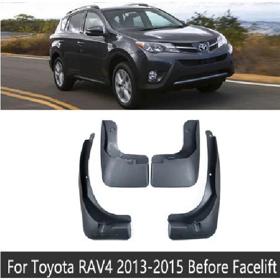 Mudguards for Toyota RAV4 RAV 4 XA40 40 2013~2018 2014 2015 2016 2017  Car Accessories Mudflap Fender Auto Replacement Parts