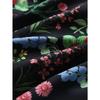 Mini Dress with A Square Neckline, Open Back and Puff Sleeves In A Floral Print