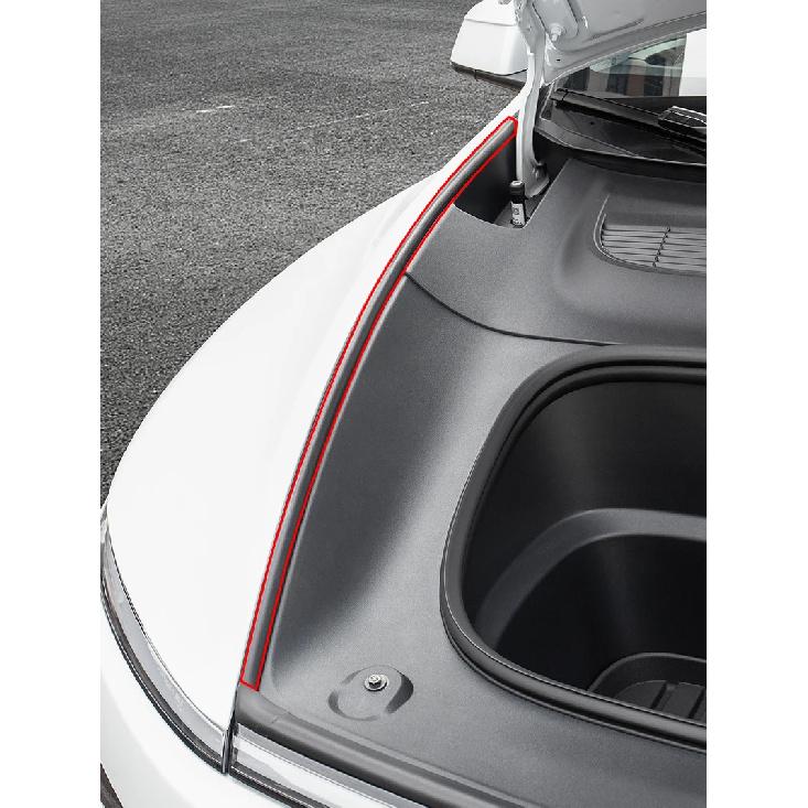 For Tesla Model Y Juniper Front Trunk Seal Kit Soundproof Rubber Weather Strip Model 3 Highland Seal Wind Noise Reduction Kit