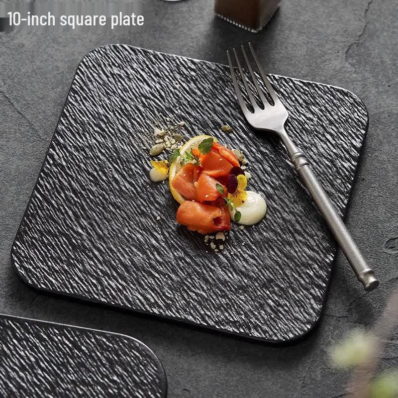 10-inch Square Ceramic Serving Plate