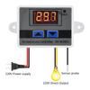 A44Z-2Pcs XH-W3001 Digital Temperature Controller With Sensor AC110V-220V Thermostat Temperature Switch Heating Cooling