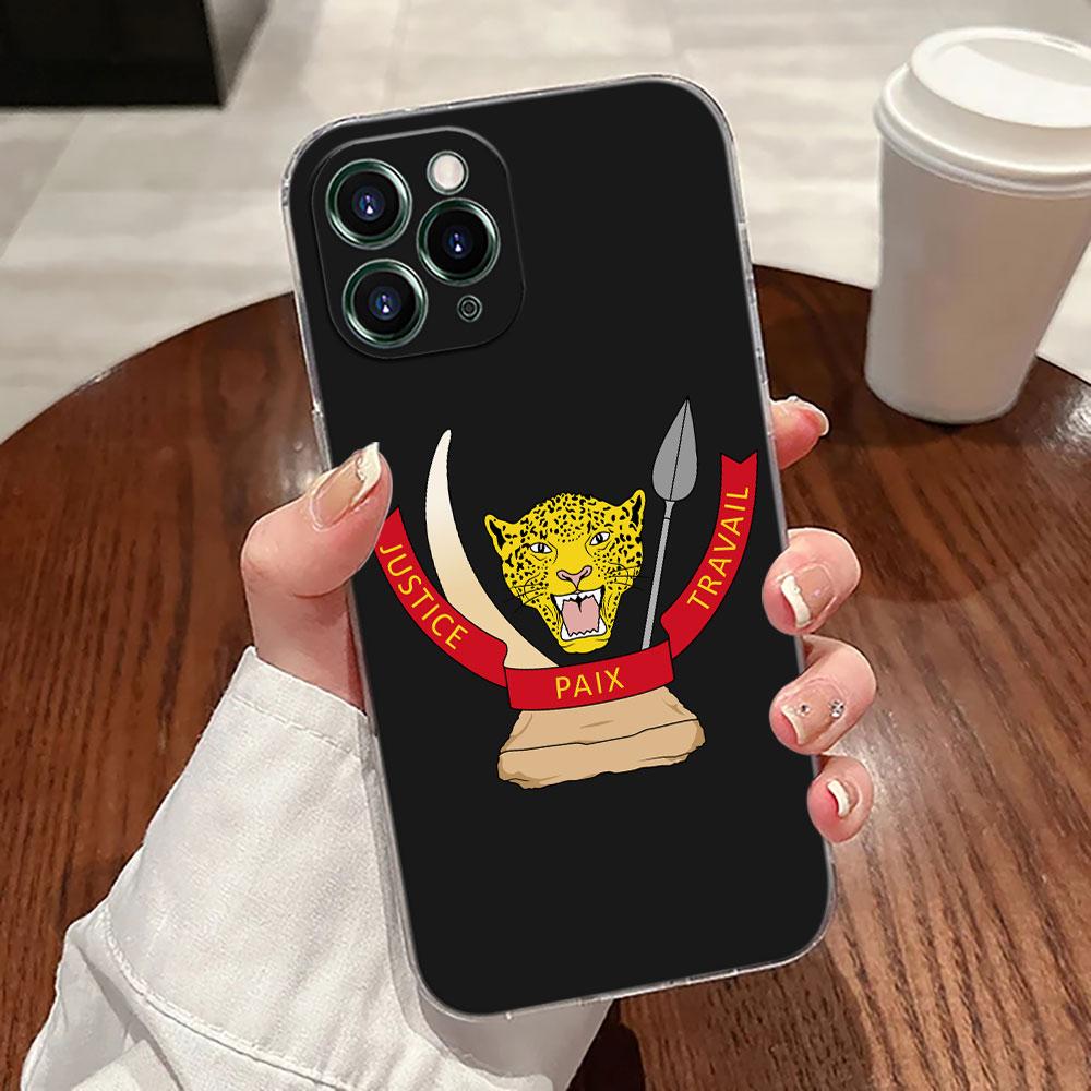 Demokratische Republik Kongo Flagge Hülle Für Apple iPhone 17 16 15 14 13 12 11 Pro Max 16 Plus 16E 17Air 17Pro Handyhülle Silikon