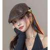 2024 Women's Small Head Beret with Large Brim - Reversible Summer Hat, Size 48XS