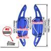 1 Pair For Toyota Camry/Corolla/RAV4/Avalon Aluminum Interior Car Steering Wheel Paddle Shifter Extension Accessories Gear Shift