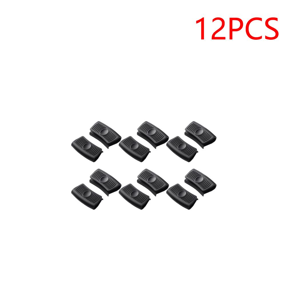8-30PCS Pot Handle Holder Heat Resistant Silicone Pot Holder Sleeve Anti Scalding Pot Holder Clip Cooking Tool Kitchen Gadgets